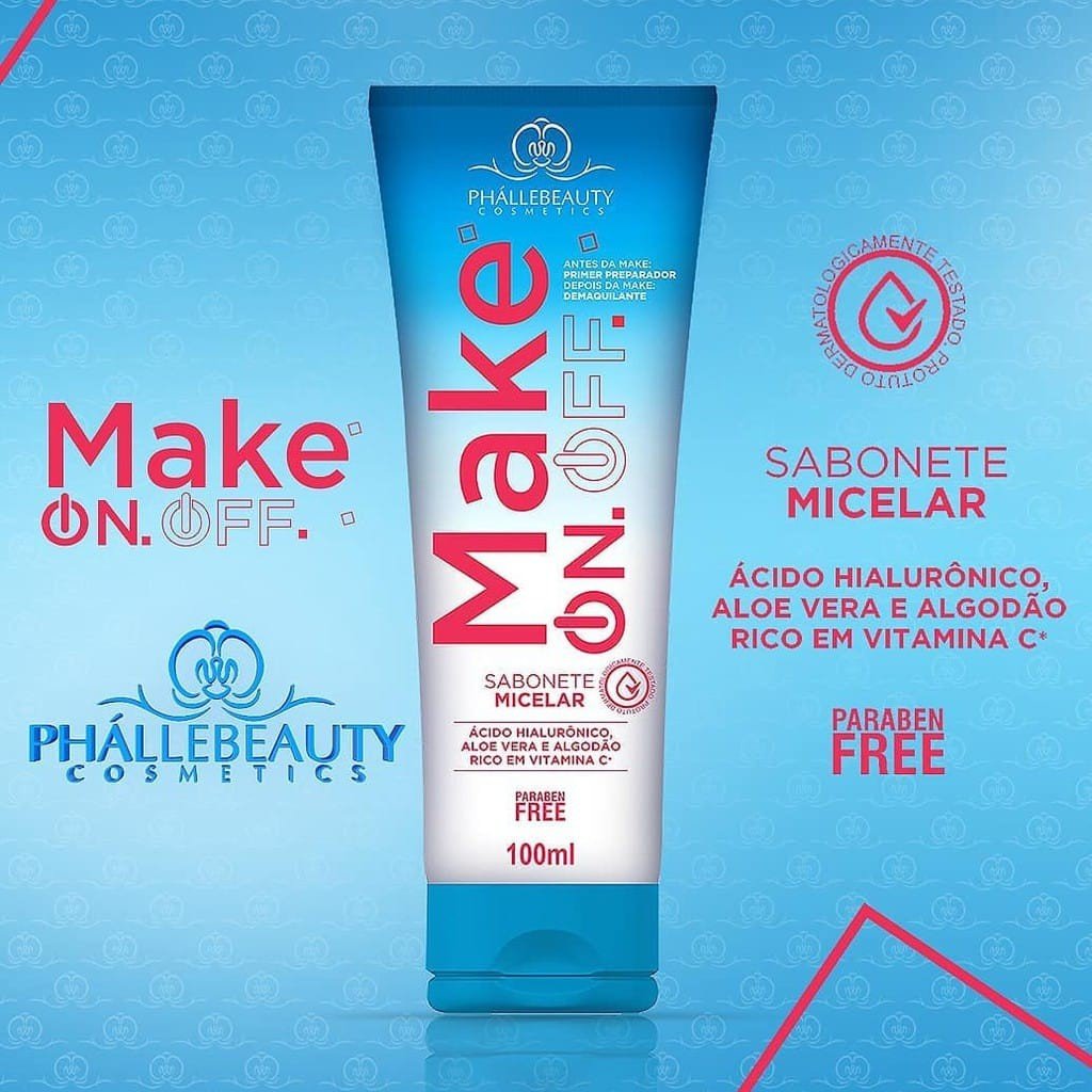 Phállebeauty Sabonete Micelar Make On/Off 100ml - Imagem 2