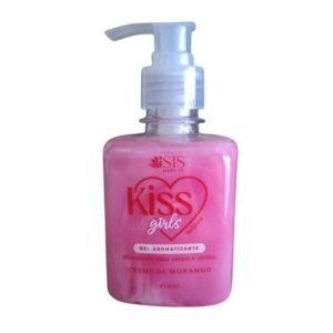 Kiss Girl Gel Hidratante Corpo e Virilha Creme de Morango 250ml