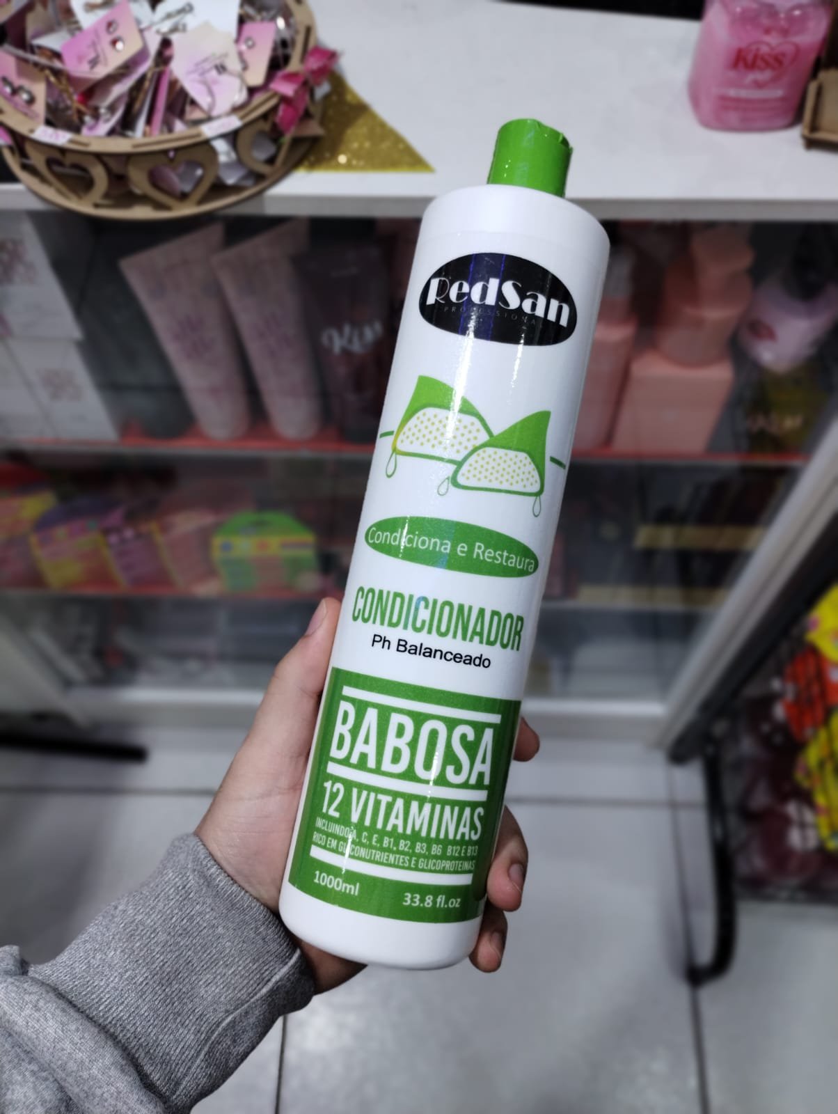 Red San Condicionador Babosa Condiciona e Retifica 1000ml - Imagem 3