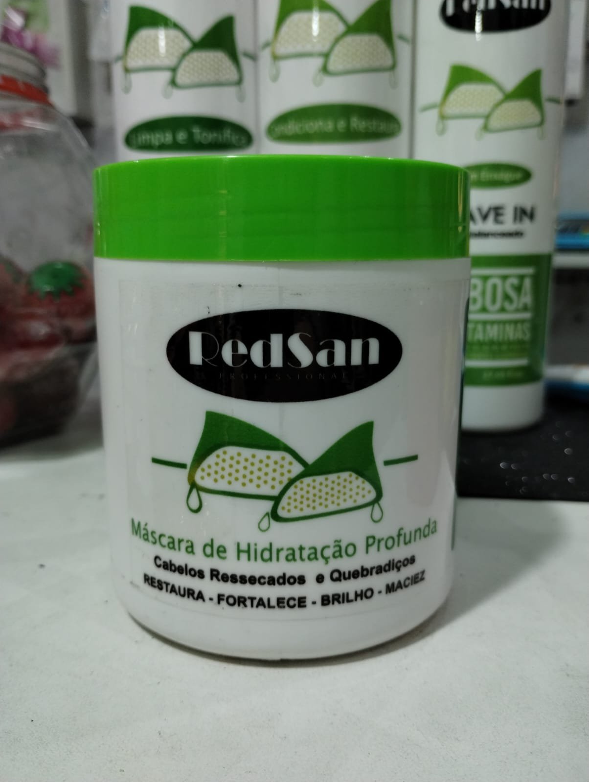 Red San Máscara de Babosa 12Vitaminas 500g - Imagem 3