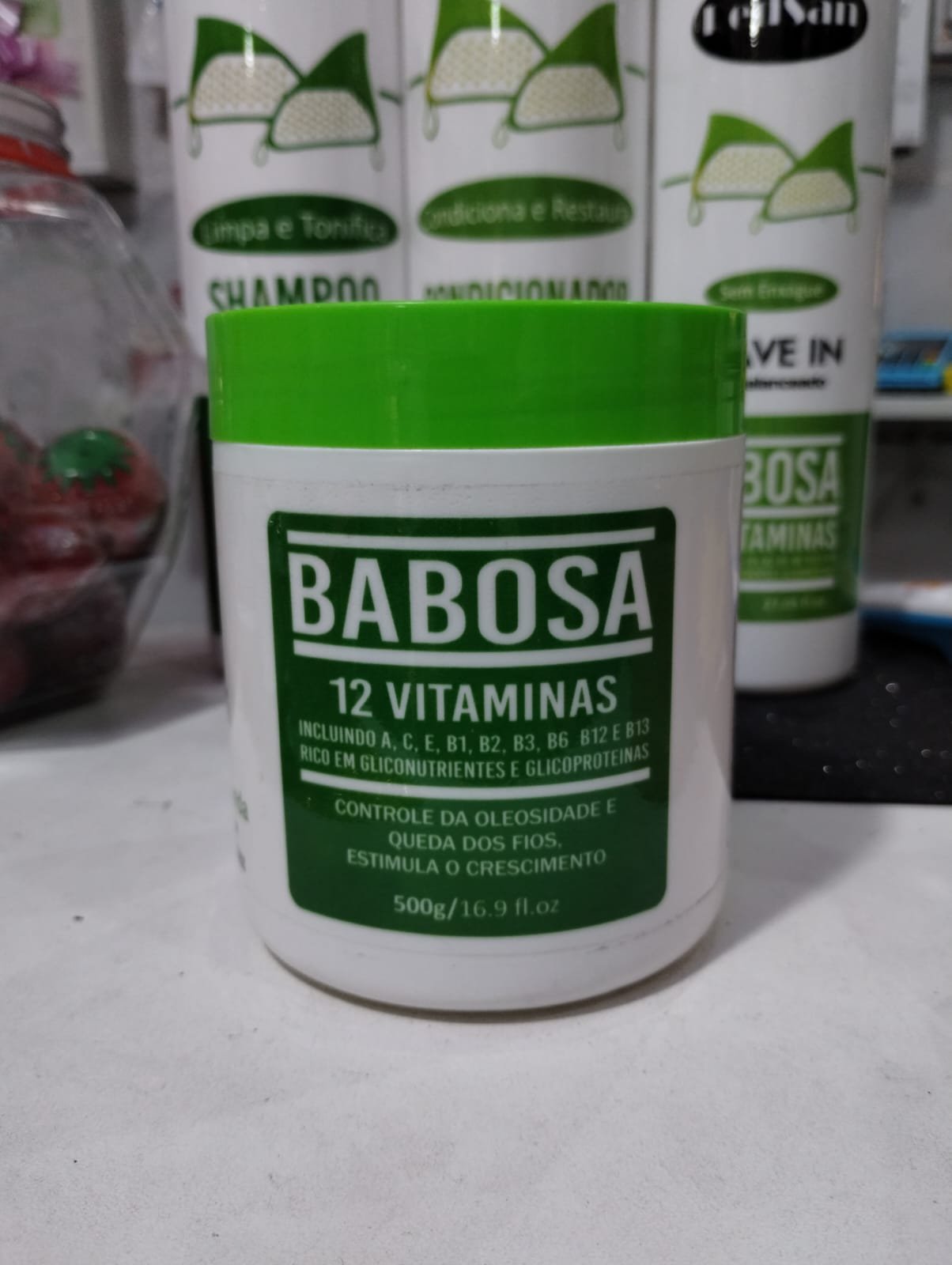Red San Máscara de Babosa 12Vitaminas 500g - Imagem 4
