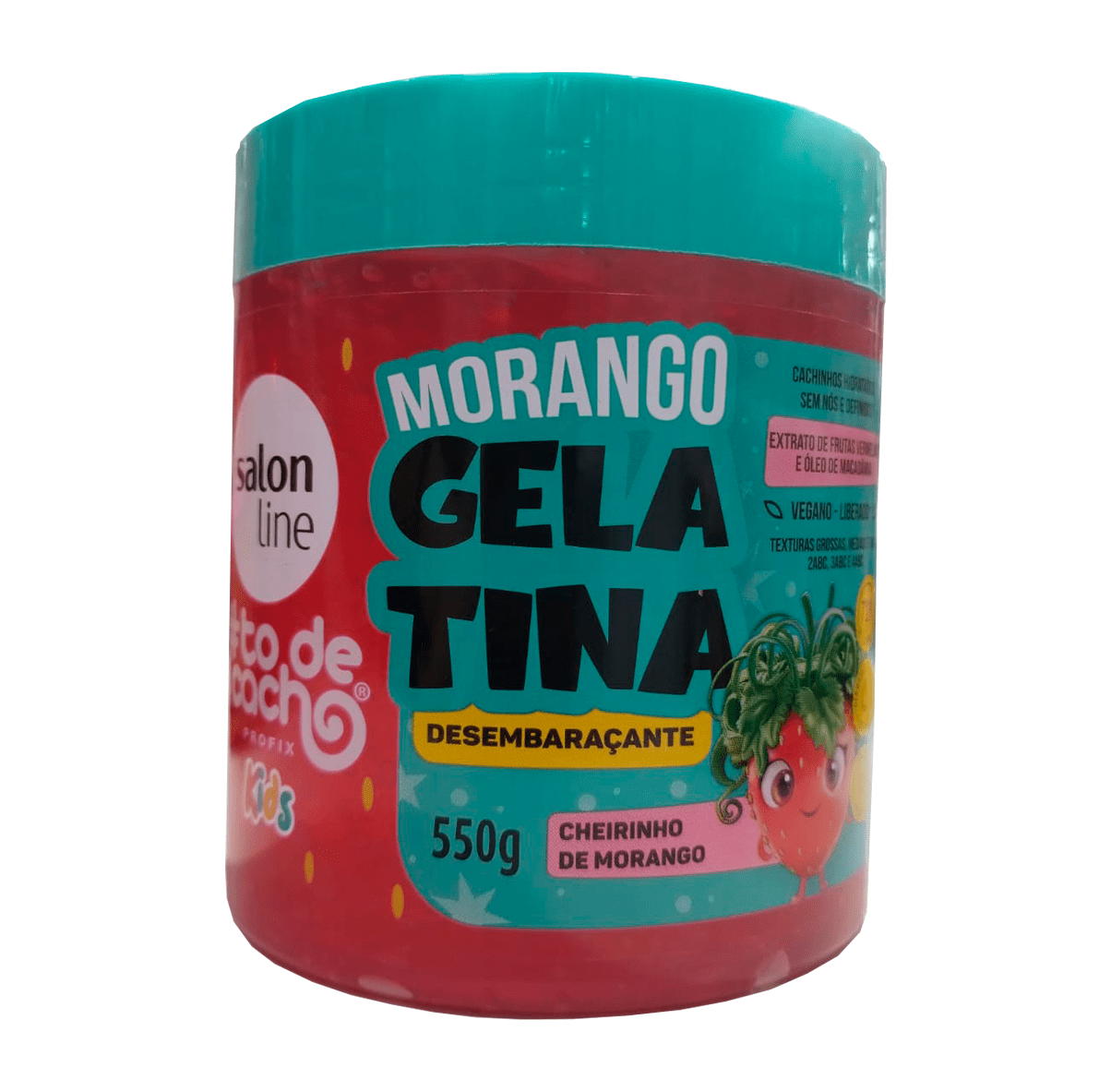 Salon line Gelatina Ativadora Morango 550g