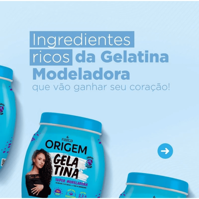 Nazca Origem Gelatina Super modeladora 400g - Imagem 2