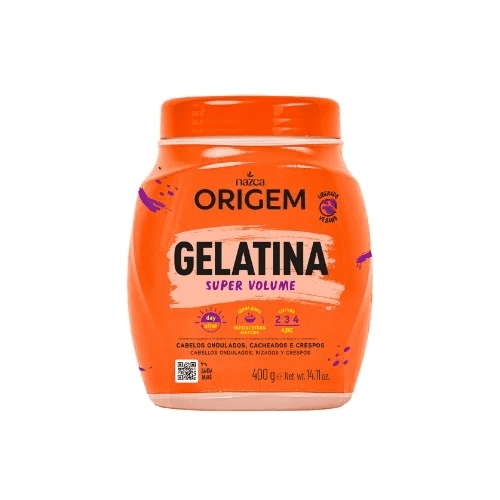 Nazca Origem Gelatina Super Volume 400g