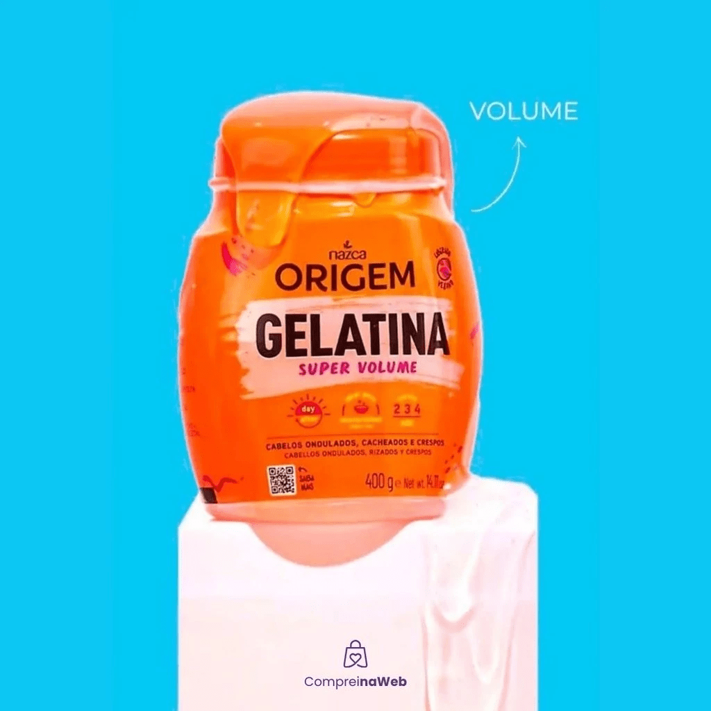 Nazca Origem Gelatina Super Volume 400g - Imagem 3