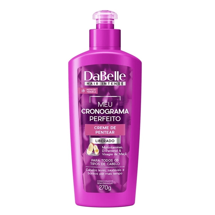Dabelle Hair Intense Meu Cronograma Perfeito Creme de Pentear Liberado 270g