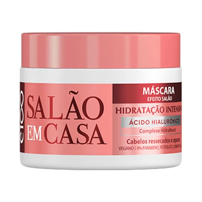 Eico Máscara Creme Salão em Casa Hidratação Intensiva Ácido Hialurônico 270g