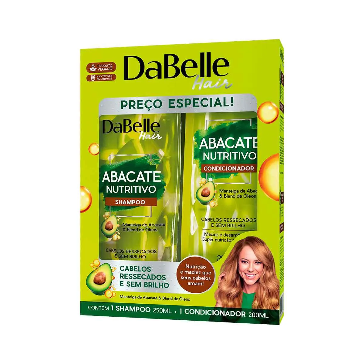 Kit Dabelle Shampoo +Cond Abacate Nutritivo