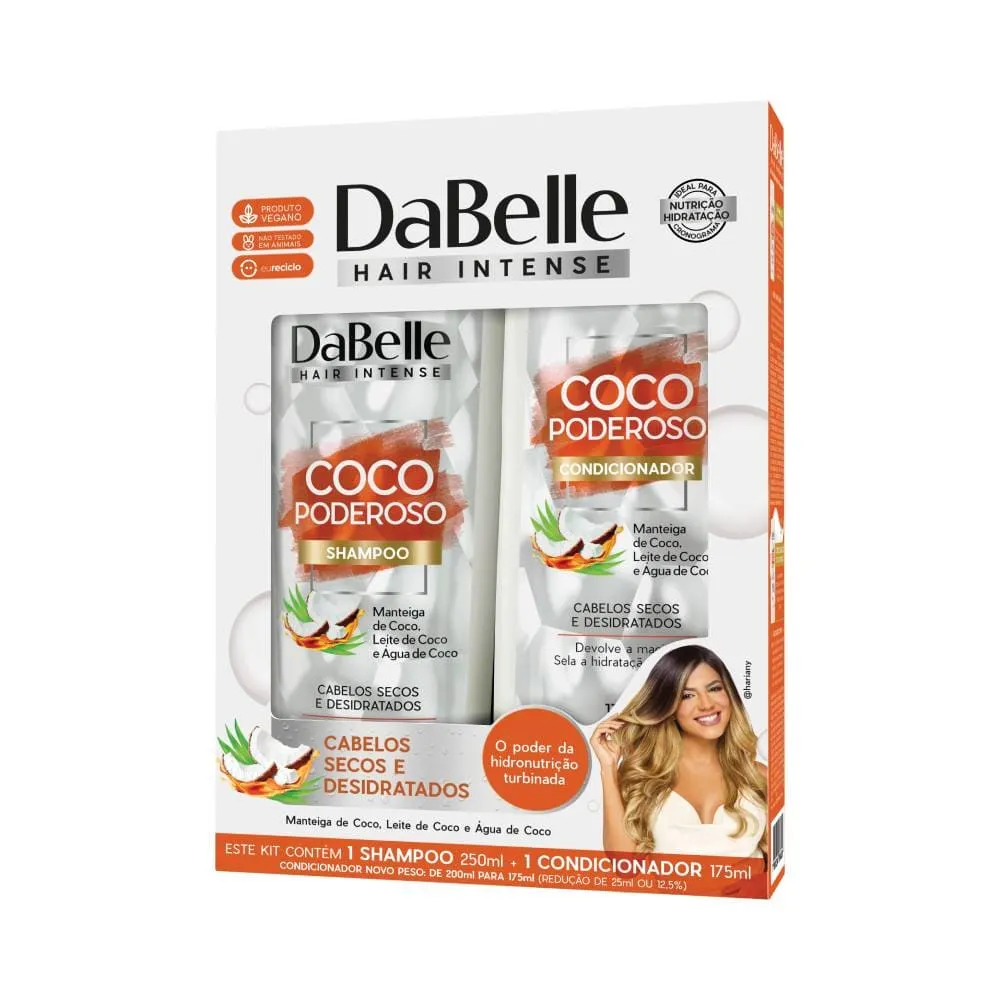 Kit Dabelle Shampoo +Cond Coco Poderoso