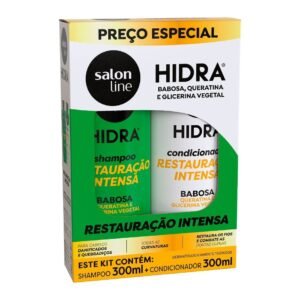 Kit Sham 300ml + Cond 300ml Salon Line Hidra Restauraçao Intensa