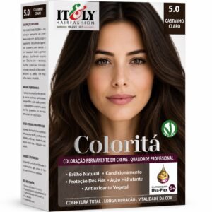 Itely Hair Fashion Coloraçao Profissional Castanho Claro 5.0