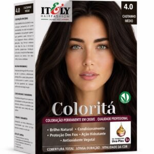 Itely Hair Fashion Coloraçao Profissional Castanho Medio 4.0