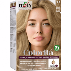 Itely Hair Fashion Coloraçao Profissional Louro Muito Claro 9.0