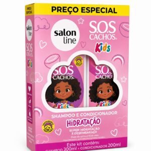 Kit Sh + Cond Super Hidratação Sos Cachos Kids
