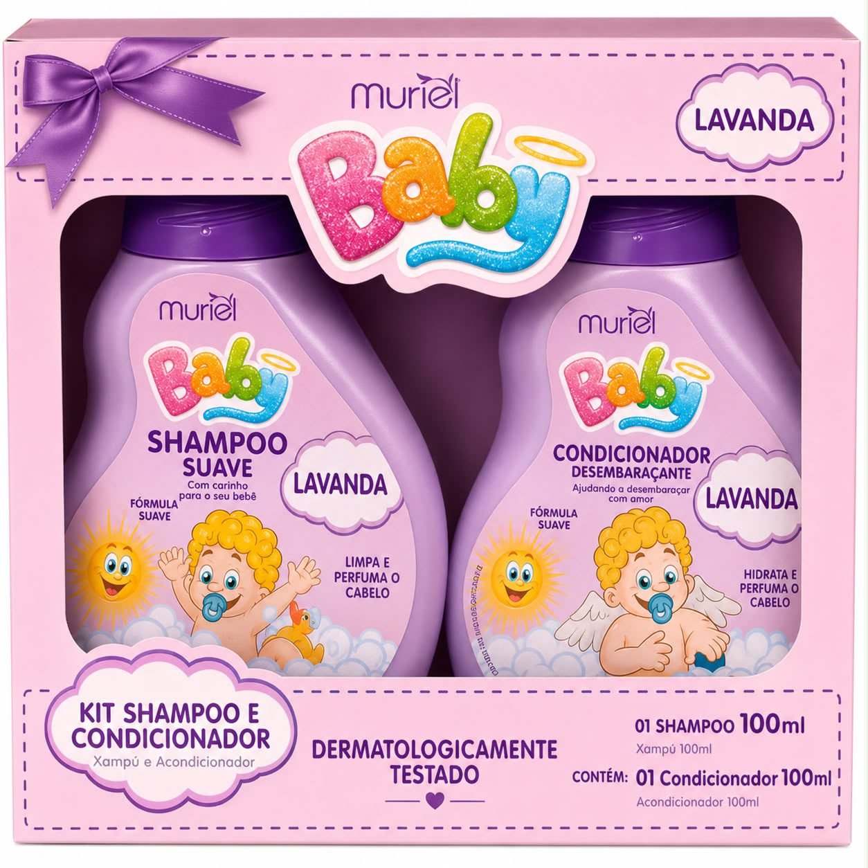 Muriel Baby Kit Shampoo 100ml + Condicionador Lavanda 100ml