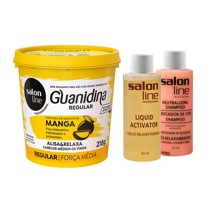 Salon Line Guanidina Oleo da Semente de Manga Alisa&Relaxa