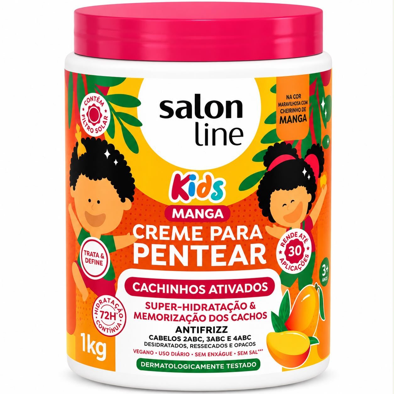 Salon Line Kids Creme para Pentear Manga
