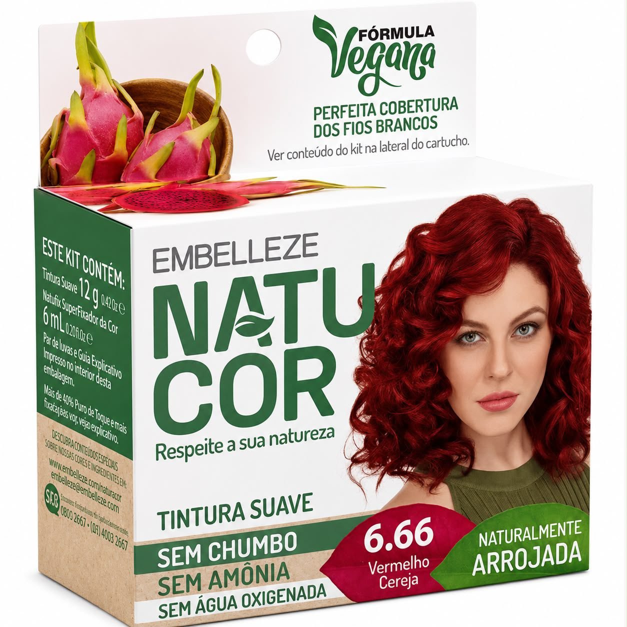 Natucor Vermelho Cereja 6.66