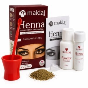 Henna Makiaj Castanho Claro