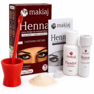 Henna Makiaj Castanho Escuro