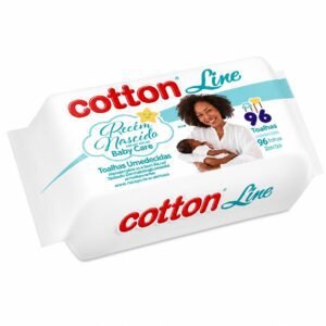 Cotton Line Recém Nascido Baby Care Toalhas Umedecidas 96 Toalhas