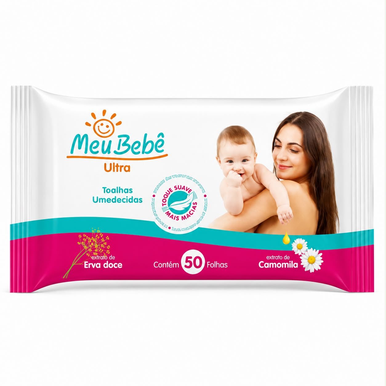 Meu Bebê Ultra Toalhas Umedecidas 50 folhas